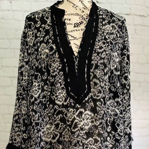 Plus Size Boho Style Blouse